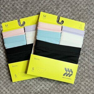 All in Motion Girls Youth Bikini Underwear 5-Pack